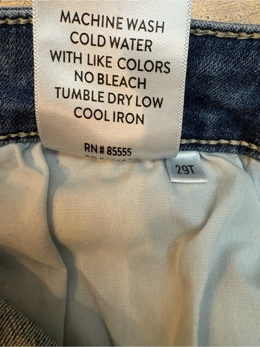 Cosmic Blue Love Mid Rise Skinny Jeans Sz 29T Distressed Stretch Denim Ankle - Picture 7 of 10